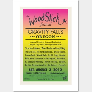 Woodstick Festival poster Posters and Art